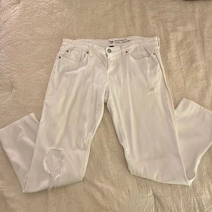 Gap Distressed Boyfriend Jeans Size 10